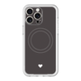 スリムプロテクションプレミアムケース with MagSafe［ オリジナル - 推し色ハート - ブラック ］