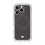 スリムプロテクションプレミアムケース with MagSafe［ オリジナル - 推し色ハート - ブラック ］