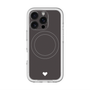 スリムプロテクションプレミアムケース with MagSafe［ オリジナル - 推し色ハート - ブラック ］
