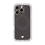 スリムプロテクションプレミアムケース with MagSafe［ オリジナル - 推し色ハート - ブラック ］