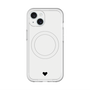 スリムプロテクションプレミアムケース with MagSafe［ オリジナル - 推し色ハート - ホワイト ］