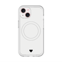 スリムプロテクションプレミアムケース with MagSafe［ オリジナル - 推し色ハート - ホワイト ］