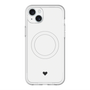 スリムプロテクションプレミアムケース with MagSafe［ オリジナル - 推し色ハート - ホワイト ］