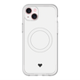スリムプロテクションプレミアムケース with MagSafe［ オリジナル - 推し色ハート - ホワイト ］