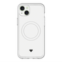 スリムプロテクションプレミアムケース with MagSafe［ オリジナル - 推し色ハート - ホワイト ］