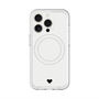 スリムプロテクションプレミアムケース with MagSafe［ オリジナル - 推し色ハート - ホワイト ］