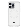 スリムプロテクションプレミアムケース with MagSafe［ オリジナル - 推し色ハート - ホワイト ］
