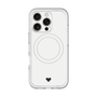 スリムプロテクションプレミアムケース with MagSafe［ オリジナル - 推し色ハート - ホワイト ］