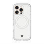 スリムプロテクションプレミアムケース with MagSafe［ オリジナル - 推し色ハート - ホワイト ］