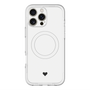 スリムプロテクションプレミアムケース with MagSafe［ オリジナル - 推し色ハート - ホワイト ］