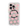 スリムプロテクションプレミアムケース with MagSafe［ オリジナル - 推し色水玉 - ピンク ］