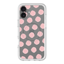 スリムプロテクションプレミアムケース with MagSafe［ オリジナル - 推し色水玉 - ピンク ］