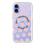 スリムプロテクションプレミアムケース with MagSafe［ オリジナル - 推し色水玉 - ピンク ］