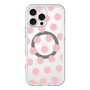 スリムプロテクションプレミアムケース with MagSafe［ オリジナル - 推し色水玉 - ピンク ］