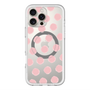 スリムプロテクションプレミアムケース with MagSafe［ オリジナル - 推し色水玉 - ピンク ］