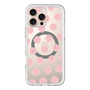 スリムプロテクションプレミアムケース with MagSafe［ オリジナル - 推し色水玉 - ピンク ］