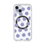 スリムプロテクションプレミアムケース with MagSafe［ オリジナル - 推し色水玉 - パープル ］