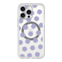 スリムプロテクションプレミアムケース with MagSafe［ オリジナル - 推し色水玉 - パープル ］