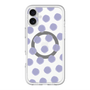 スリムプロテクションプレミアムケース with MagSafe［ オリジナル - 推し色水玉 - パープル ］