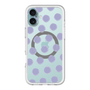 スリムプロテクションプレミアムケース with MagSafe［ オリジナル - 推し色水玉 - パープル ］