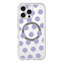 スリムプロテクションプレミアムケース with MagSafe［ オリジナル - 推し色水玉 - パープル ］