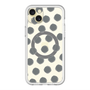 スリムプロテクションプレミアムケース with MagSafe［ オリジナル - 推し色水玉 - ブラック ］