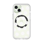 スリムプロテクションプレミアムケース with MagSafe［ オリジナル - 推し色水玉 - ホワイト ］