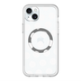 スリムプロテクションプレミアムケース with MagSafe［ オリジナル - 推し色水玉 - ホワイト ］