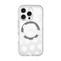スリムプロテクションプレミアムケース with MagSafe［ オリジナル - 推し色水玉 - ホワイト ］