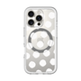 スリムプロテクションプレミアムケース with MagSafe［ オリジナル - 推し色水玉 - ホワイト ］