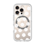 スリムプロテクションプレミアムケース with MagSafe［ オリジナル - 推し色水玉 - ホワイト ］