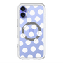 スリムプロテクションプレミアムケース with MagSafe［ オリジナル - 推し色水玉 - ホワイト ］