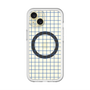 スリムプロテクションプレミアムケース with MagSafe［ オリジナル - 推し色チェック - ブルー ］