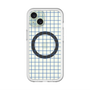 スリムプロテクションプレミアムケース with MagSafe［ オリジナル - 推し色チェック - ブルー ］
