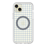 スリムプロテクションプレミアムケース with MagSafe［ オリジナル - 推し色チェック - ブルー ］