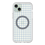 スリムプロテクションプレミアムケース with MagSafe［ オリジナル - 推し色チェック - ブルー ］