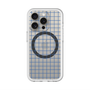 スリムプロテクションプレミアムケース with MagSafe［ オリジナル - 推し色チェック - ブルー ］