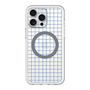 スリムプロテクションプレミアムケース with MagSafe［ オリジナル - 推し色チェック - ブルー ］