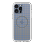 スリムプロテクションプレミアムケース with MagSafe［ オリジナル - 推し色チェック - ブルー ］
