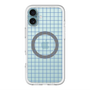スリムプロテクションプレミアムケース with MagSafe［ オリジナル - 推し色チェック - ブルー ］
