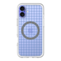 スリムプロテクションプレミアムケース with MagSafe［ オリジナル - 推し色チェック - ブルー ］