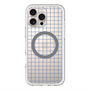 スリムプロテクションプレミアムケース with MagSafe［ オリジナル - 推し色チェック - ブルー ］