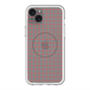 スリムプロテクションプレミアムケース with MagSafe［ オリジナル - 推し色チェック - レッド ］