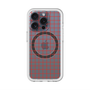 スリムプロテクションプレミアムケース with MagSafe［ オリジナル - 推し色チェック - レッド ］