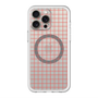 スリムプロテクションプレミアムケース with MagSafe［ オリジナル - 推し色チェック - レッド ］
