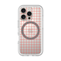スリムプロテクションプレミアムケース with MagSafe［ オリジナル - 推し色チェック - レッド ］