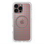 スリムプロテクションプレミアムケース with MagSafe［ オリジナル - 推し色チェック - レッド ］