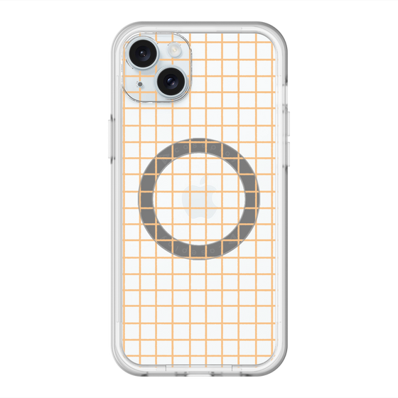 スリムプロテクションプレミアムケース with MagSafe［ オリジナル - 推し色チェック - イエロー ］