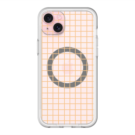 スリムプロテクションプレミアムケース with MagSafe［ オリジナル - 推し色チェック - イエロー ］