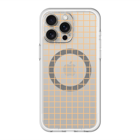 スリムプロテクションプレミアムケース with MagSafe［ オリジナル - 推し色チェック - イエロー ］